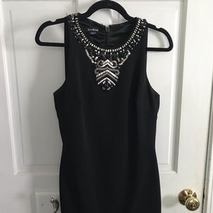 Bebe Beaded Mini Dress